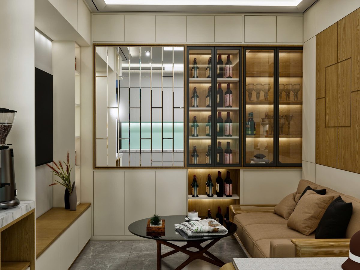 Thiết kế nội thất chung cư nhà Anh Hòa hiện đại và ấm cúng